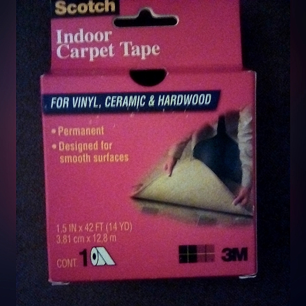 Scotch-Indoor carpet tape